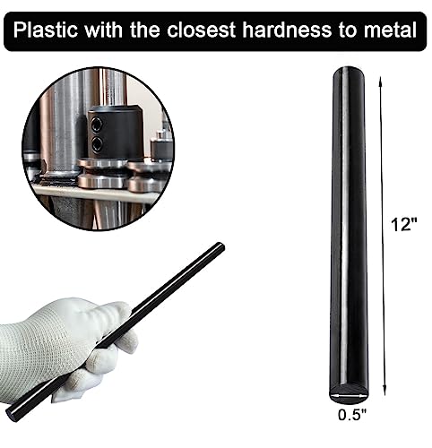 Image of 4Pack Round Acetal Copolymer Rods - Dia 1 /2 inch (12.2mm) 12-Inch Length
