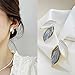 HZJCC Fashion Leaf Stud Earrings For Women Enamel Earrings Jewelry