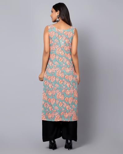 Image of PATLANI Women's Crepe Full Stitched Kurti.