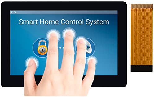 Image of waveshare 5inch Touch DSI Display 800 x 480, IPS Screen, 5-Point Capacitive Touch LCD,Compatible with Raspberry Pi 4B /3B+ /3A+ /3B /2B /B+ /A+, Compute Module3 /3+ /Compute Module 4