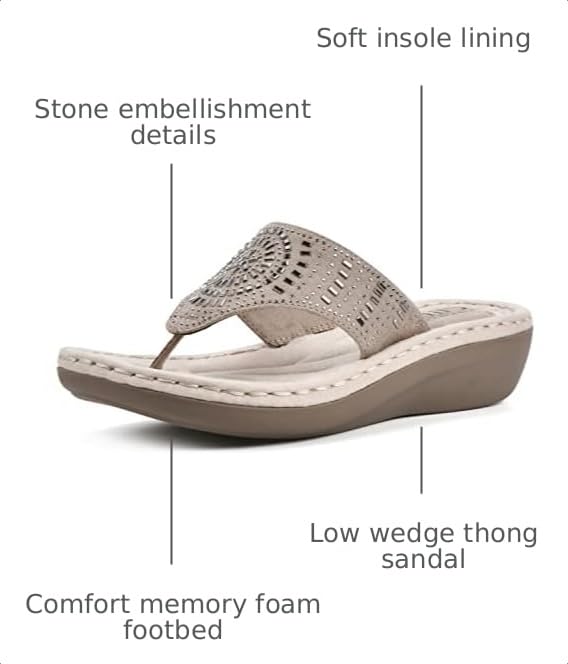 Image of Cliffs by White Mountain Women's Cienna Cushioned Sandal
