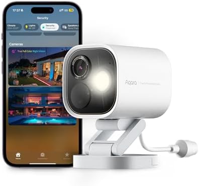 Aqara 4MP Cámara Hub G5 Pro PoE, HomeKit Secure Video, Enrutador ...