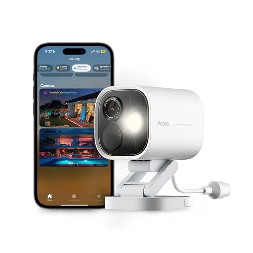 Aqara 4MP Camera Hub G5 Pro PoE, True Color Night Vision Security Camera