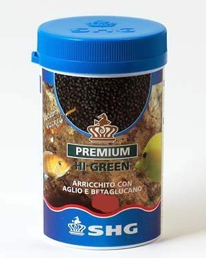 SHG Hi Green - Granulado vegetal para acuario, 125 g
