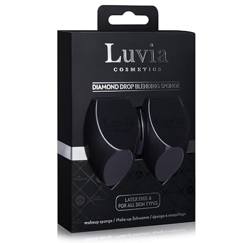 Luvia Cosmetics zestaw gąbek do makijażu w kolorze czarnym