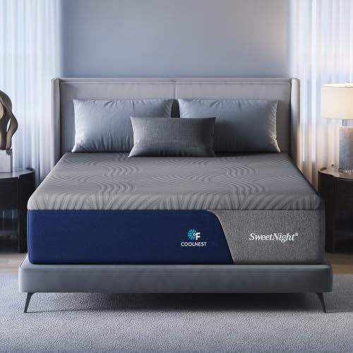 Image of Sweetnight CoolNest 14 Inch Twin Size Mattress,Cooling Memory Foam Mattress