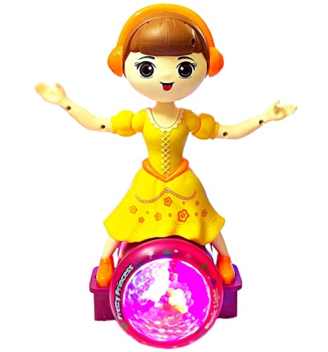 Image of SUPER TOY Bicycle Doll Play Set for Kids Girls with Foldable Hands Makeup Toy Accessories Age 3-10 Years