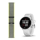 C2D JOY Quick Release 20 mm Nylon Strap Compatible with Forerunner 55/245/645 (Muisc) GPS Running Smartwatch Relacement Band Sport Watch Bands - (07#) Small
