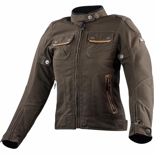 Blouson moto femme LS2 Bullet Lady marron idéal pour le road trip