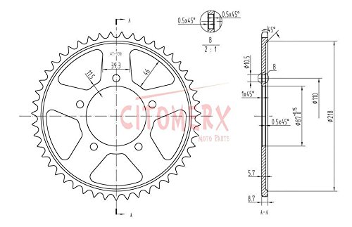 Chaîne de 15/47 pour Suzuki GSF 600 Bandit 1995–1999 GSF600S x Bague renforcé Original Traduction