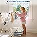 Laundry Basket Collapsible, 16L Small Clothes Hamper Pop-Up Laundry Baskets with Handles, Foldable Plastic Bin Storage Containers for Clothes Baby Kids Hamper Storage Organizer for Dorm Room Bathroom