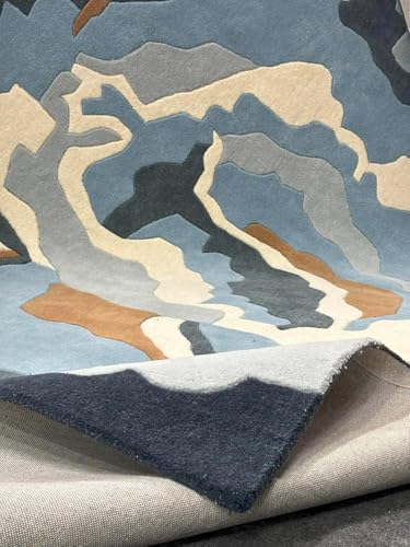 Image of Soft Pure Woolen Modern Collection Tufted Carpet for Living Room,Bedroom'Kitchen and Hall (6 X 8) Feet