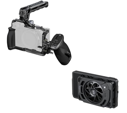 SmallRig ZR Camera Cage Kit for Nikon ZR+Cooling Fan for Nikon ZR