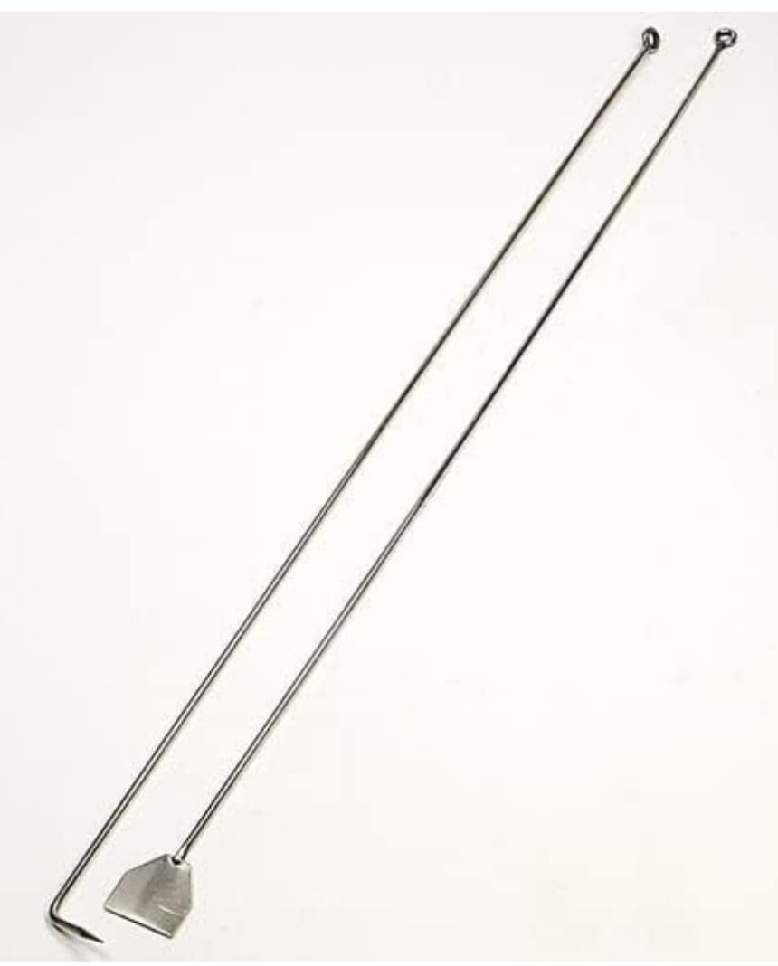 Tandoor sheek/Jodi/Skewers Stainless Steel Utensils Making with Tandoori roti, Naan, Sweet Naan Pure Stainless Steel Multipurpose use Size-39 inch ss Utensils (Pack of 1 Set)-image-15