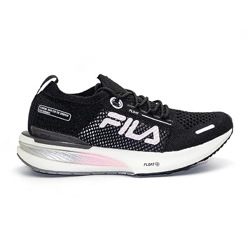 Tênis Fila Feminino Corrida Float Elite Preto/rosa Claro/prata F02r00067-5713-36