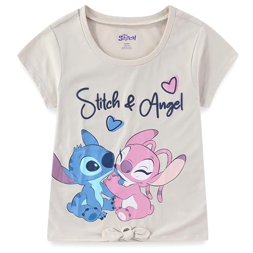 Image of Disney Lilo & Stitch Angel Girls 2 Pack Short Sleeve T-Shirt for Big Kids