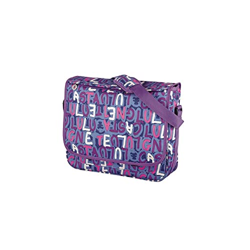Besace ordinateur 40 cm Lulu Castagnette sacoche zippée grand format pour pc
