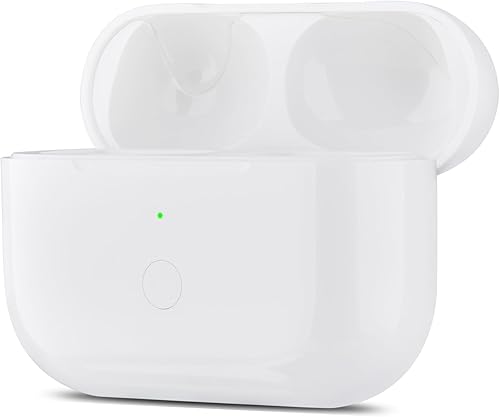 Funda de carga de repuesto para Airpods Pro y Pro 2, fácil de emparejar tus auriculares Air Pods Pro con botón de emparejamiento, compatible con