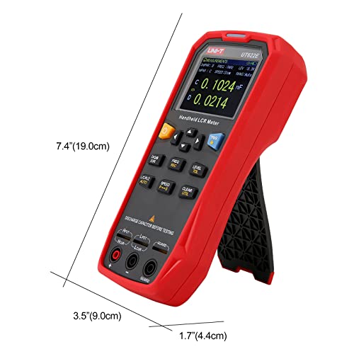 Uni-T Lcr Meter Ut622E, Handheld Digital Multi Meter Inductance Capacitance Resistance Tester High-Precision Industrial Components Capacitor Tester Frequency Ohm Esr Meter With Backlight Data Hold #TOP4