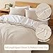 DAPU 100% Linen Duvet Cover Set 3PCs, Pure Natural French Flax Linen Duvet Cover King 90