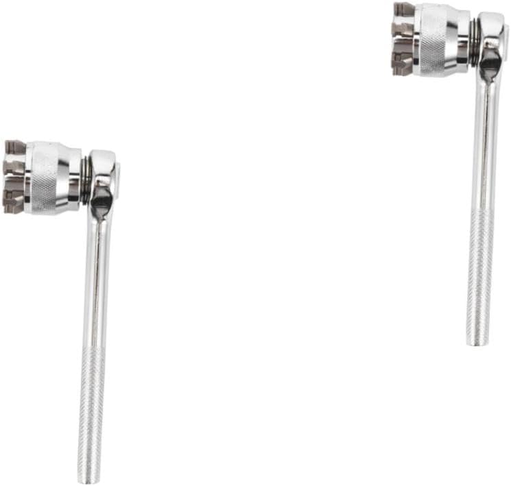 balacoo 4pcs Adjustable Socket Wrench Socket Tool for Nuts Bolts and Fasteners Easy One-handed Grips Damaged Rusty Hardware