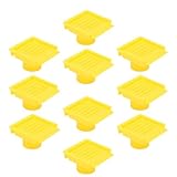 Tyenaza Gates d'entrée de la Ruche, 10pcs Hives Ruves Nuc Box Vendre d'ouverture pour Les apiculteurs (Jaune)