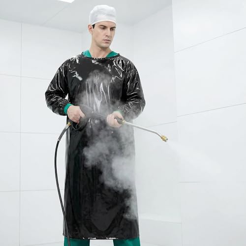 Nanxson Waterproof TPU Apron Long Sleeves Overalls Work Apron for Dishwashing Chemical Work Cleaning Dog Grooming by Nanxson - Image 3