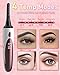 Heated Eyelash Curlers, 4 Temp Modes to Create Natural and Long Lasting Curled Eye Lashes, Electric Heated Lash Curler, 8s Quick Heating, LED Display, Type-C Charge, Easy to Use & Carry