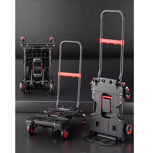 Carretilla plegable tipo flatbed para transporte doméstico miniatura 6