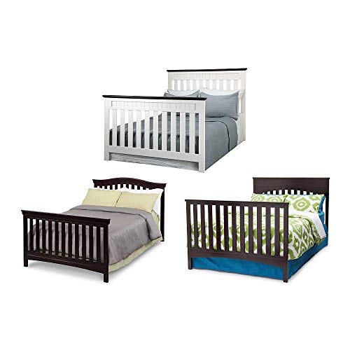 Delta Children Full Size Conversion Rails, Dark Chocolate