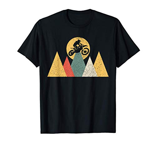 Motocross Vintage Retro MX Motocicleta Enduro Regalo Camiseta