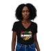 VQD Womens Juneteenth Shirt Blackity Black V-Neck T-Shirt African American Freedom Tee Tops