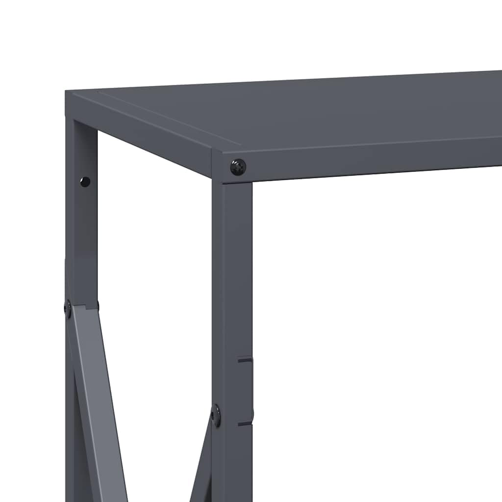 Scaffale per legna da ardere, in acciaio laminato a freddo, 34 x 25 x 70 cm, con grande portata per soggiorno, giardino, terrazza, interni ed esterni