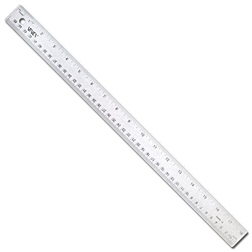 Règle 18 inch Vinca graduée en acier inoxydable avec envers liège