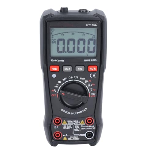 Voltmètre ohm avec alarmes de sécurité et torche pour éviter les risques d'électrocution - 2