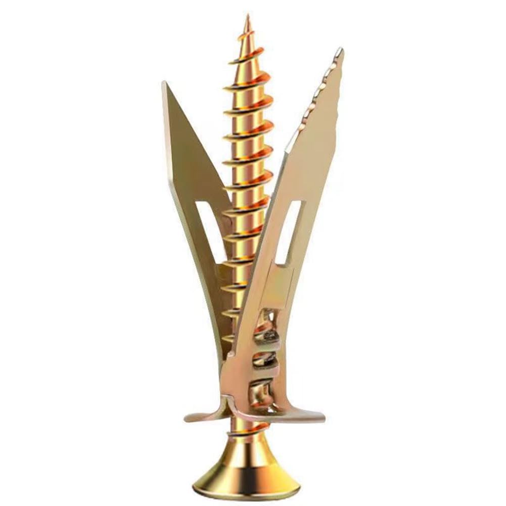 Aboiled 200Pcs Self-Drilling Wall Anchor Screws - Heavy Duty Drywall Anchors Easy Installation Maximum Durability