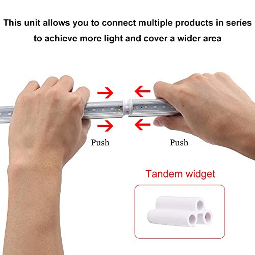 Led Grow Light Strip Full Spectrum Sunlike Plant Grow Lights Bar With 24 Leds, Growing Lamp Tube For Indoor Plants Seedlings Hydroponics, (11.4 Inch, 2 Pack) #TOP3