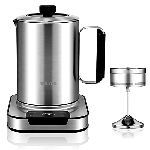 Sulypo Electric Percolator Coffee Maker with Double Layer Stainless Steel, Intelligent Coffee...