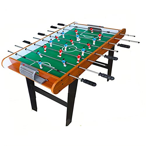 KHYTEBV Tischfußballtisch aus Holz mit Beinen, freistehender Fußballtisch, Tischfußballspiel, für Erwachsene und Kinder, für Spielzimmer und Familienspieleabend