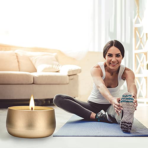 YMing Duftkerzen Mexikanische Orangenblüte, 100% Soja Wachs Kerzen in Dosen, 7 Unzen Aromatherapie, Dauer 40-45 Stunden, Entspannung, Meditation, Heimduft, Duftkerzen Geschenk für frauen - Image 5