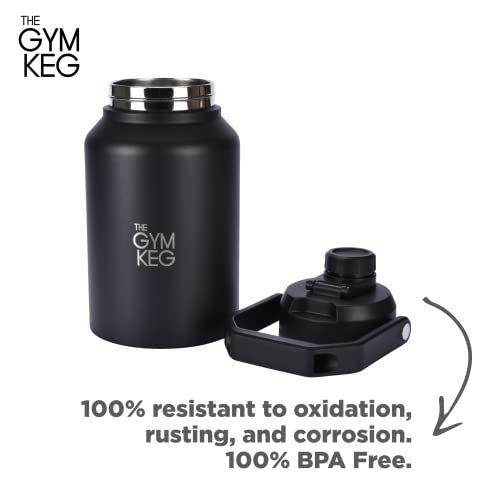 Stainless Steel Sports Water Bottle - Double Wall Insulated Iron Flask - Stainless Water Bottles Insulated - Metal Sports Jug - Keeps Liquids Hot Or Cold For Hours - Hydro Flask, Thermo Water Bottle #TOP3