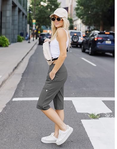 Image of SANTINY 14 inch /12 inch Long Shorts for Women