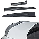 YPSQQHD Kompatibel für Citroen C-Elysee 2002-2008, 3-teiliger Auto-Limousinen-Kofferraum-Aufklebespoiler, Heckflügel ABS-Zubehör Body Kit,Carbon Fiber Look YPSQQHD Kompatibel für Citroen C-Elysee 2002-2008, 3-teiliger Auto-Limousinen-Kofferraum-Aufklebespoiler, Heckflügel ABS-Zubehör Body Kit,Carbon Fiber Look