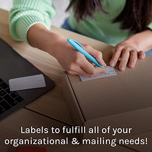 Premium Label Supply White Address Sticker Labels – 2.625” X 1" – Laser/Inkjet Compatible – (30 Labels/Sheet), 500 Sheets - 15,000 Total Adhesive Fba Labels #TOP1