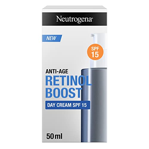 Neutrogena Retinol Boost Day Cream SPF 15 Fights visible signs of ageing and reduces the appearance of wrinkles dryness and age spots 50ml