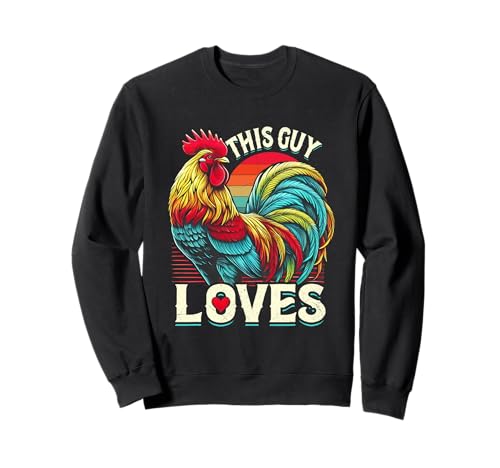 This Guy Loves Cock Funny Gay Man LGBT Blague Humour Adulte Sweatshirt