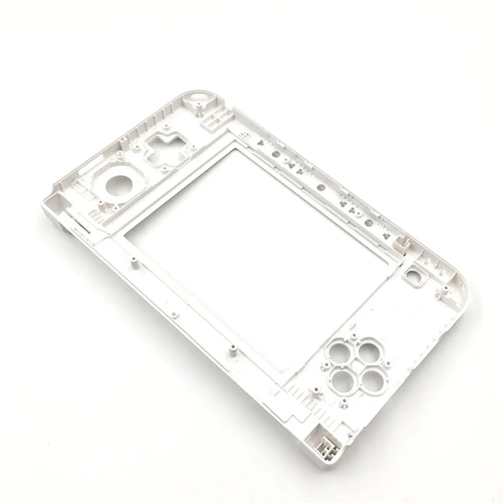 Carcasa completa de repuesto para Nintendo 3DS XL, funda de consola de mano personalizada con botones, cubierta de piezas, consola no incluida, color blanco