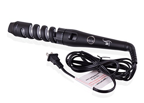 Herstyler Beach Curler, Spiral Curling Iron for Beachy Waves, Contains 19mm and 32mm (0.75 Inch and 1.25 Inch) Ceramic Barrel Options for Flawless Curls