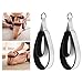 YueShengYCHUANG 2Pcs Pilates Straps with D Rings for Home Gym Use