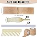 TrelaCo 30 Pcs External Condom Catheter for Men Bulk Latex Male External Condom Catheters with 3 Rolls Fixer Incontinence Supplies for Home Use Individually Wrapped(40mm)
